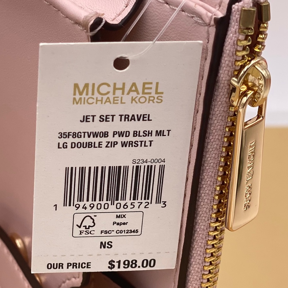 Michael Kors Double Zip Wallet Wristlet - Picture 9 of 11